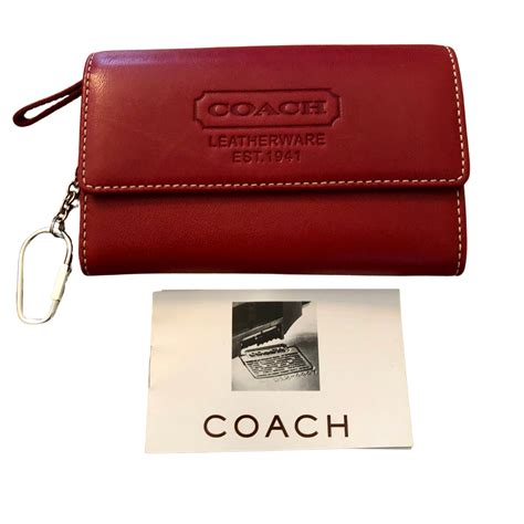 coach leatherware est 1941 wallet.